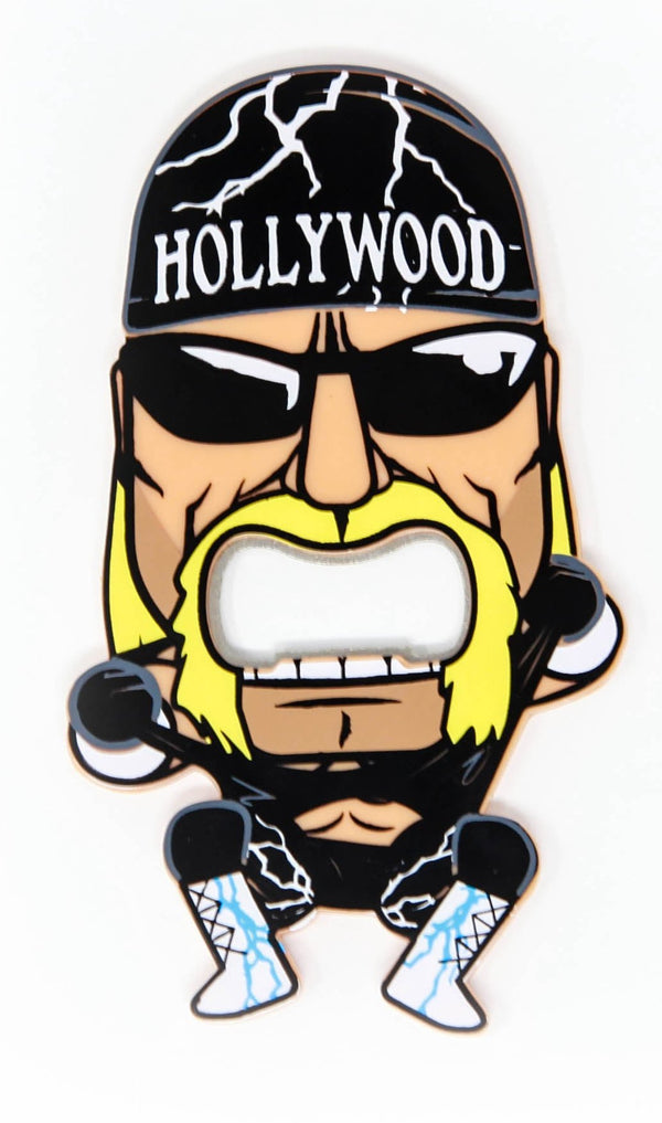 Little Hollywood Hogan Bottle Opener Magnet front