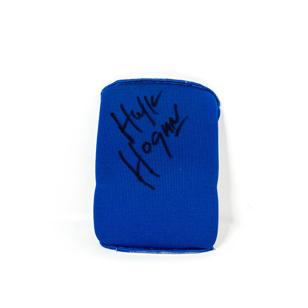 Hulk Hogan Signed Blue Knee Pads
