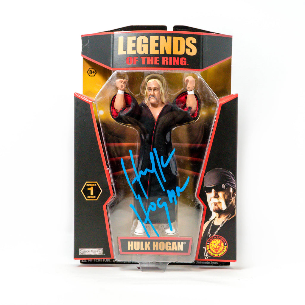 Hulk Hogan Signed Legends of the Ring Action Figure