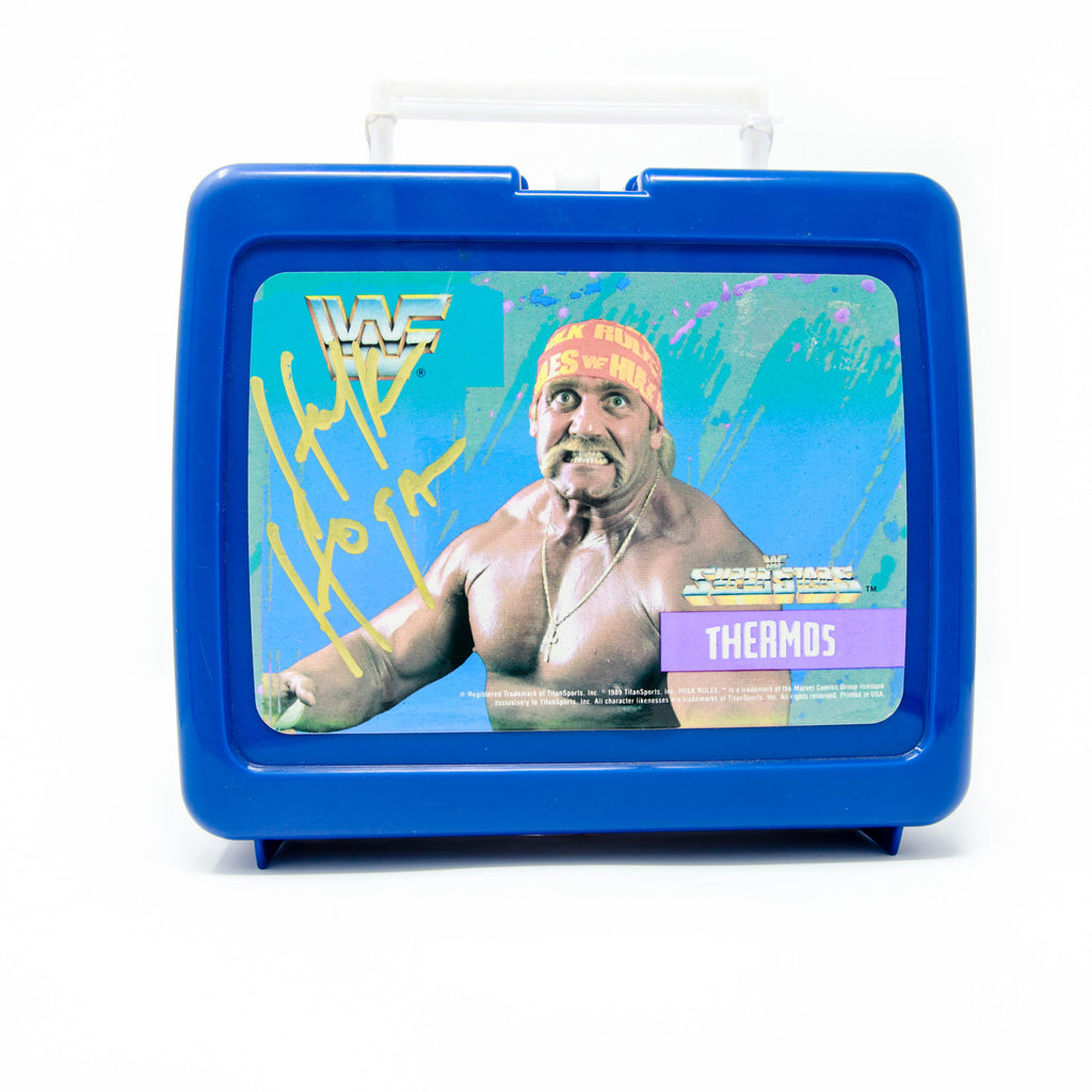 Hulk Hogan Signed Vintage Thermos Lunch Box