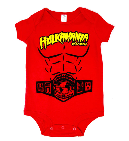Hulkamania Heavyweight Champion Bodysuit front