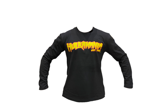 Hulkamania Runnin Wild Long Sleeve Adult T-Shirt