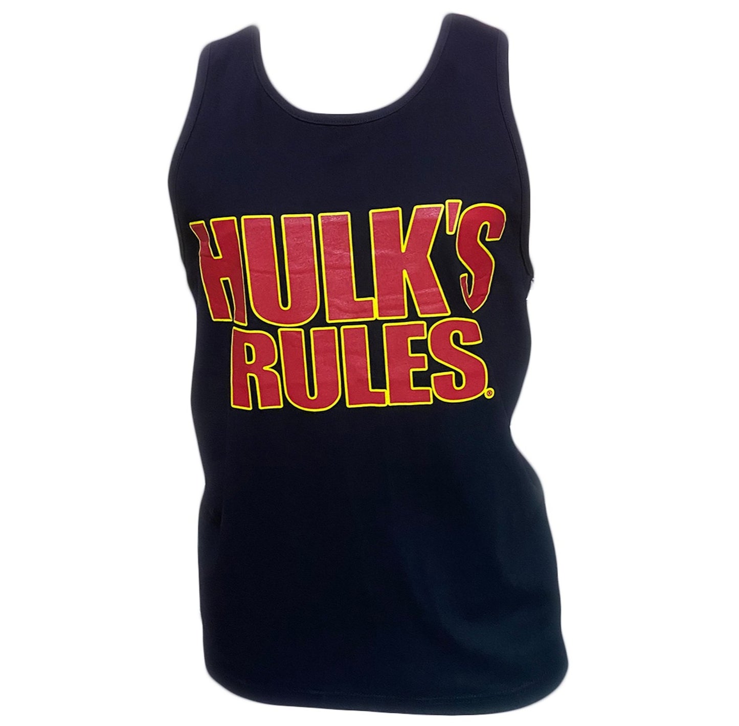 Mens Black Hulks Rules Tank Top
