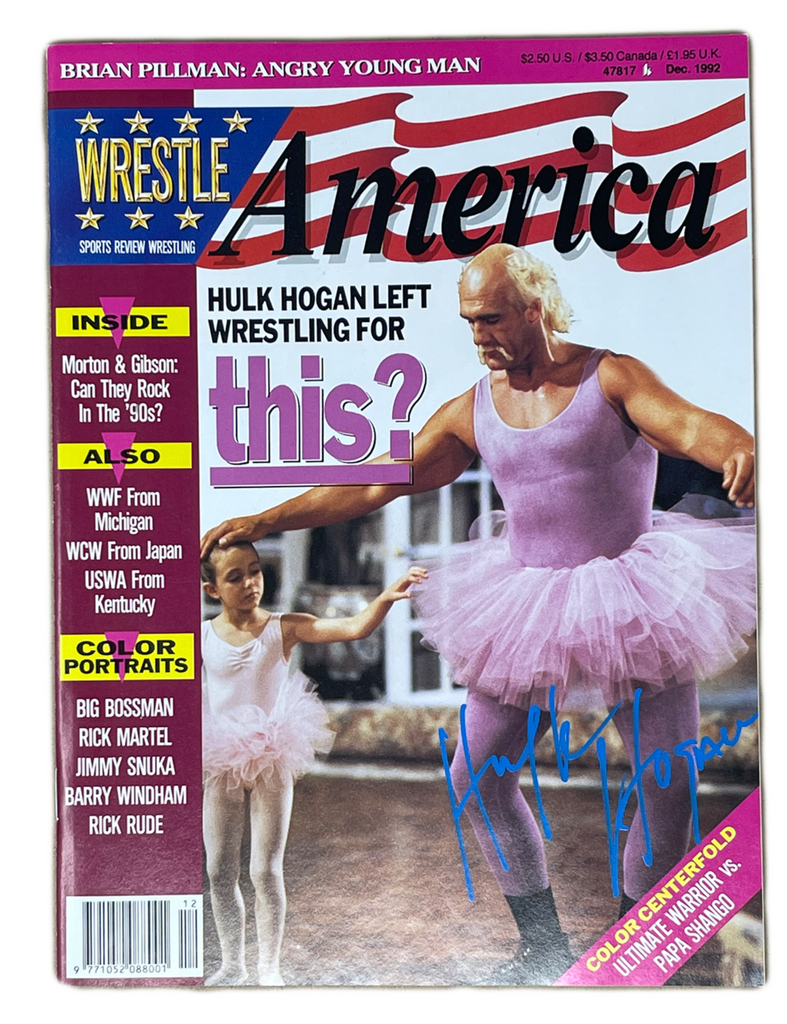 Wrestle America Wrestling Magazine December 1992 Hulk Hogan Ultimate Warrior WWF