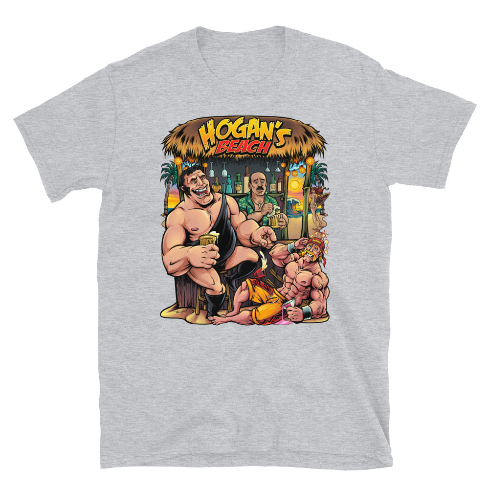Hogan's Beach Shop Andre and Hulk Hogan Short-Sleeve Unisex T-Shirt
