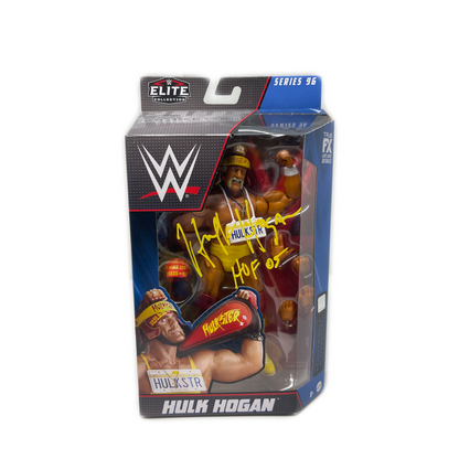 Autographed WWE Elite Series 96 Hulk Hogan Action Figure