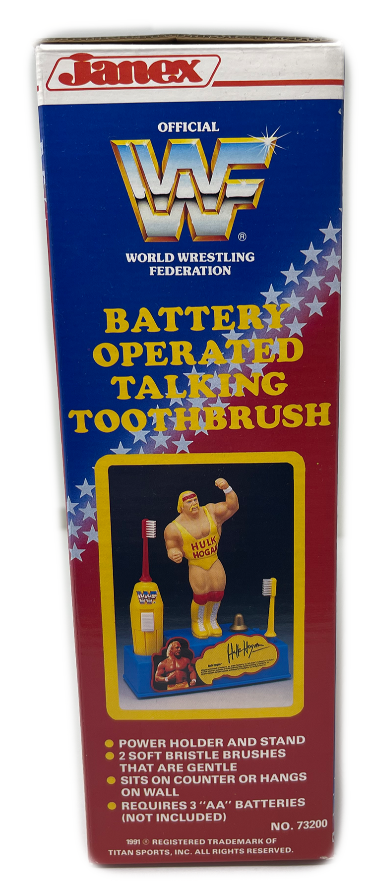 WWF Battery Operated Hulk Hogan Autographed Toothbrush