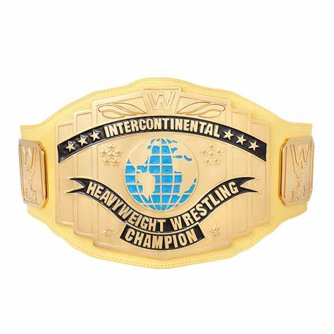 Yellow WWE Intercontinental Championship Replica Title Belt Replica