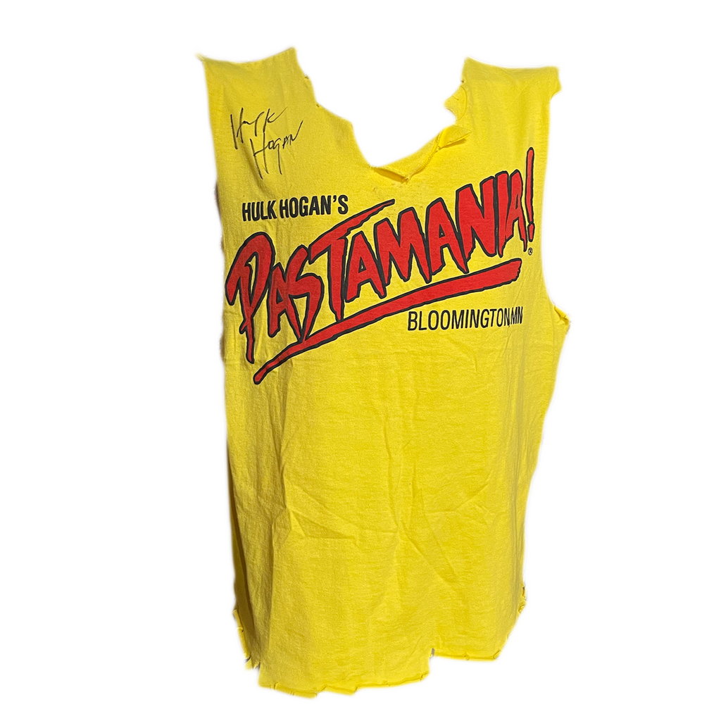 PastaMania Hulk Hogan Worn Autographed Tank